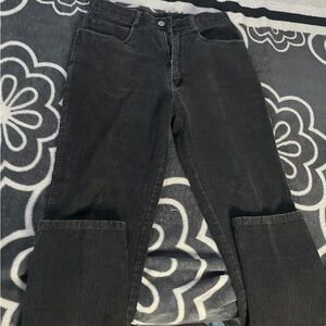 Jordache black corduroy